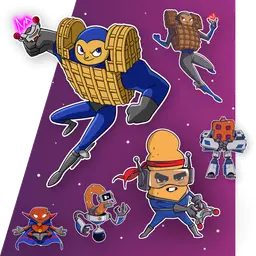 Chex Quest cartoon characters