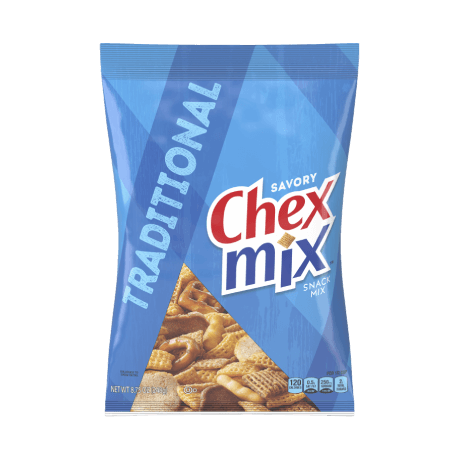 Chex Mix Savory in Traditional flavor, front of pack